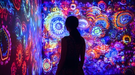 The Impact of Curved Patterns on Immersive Light Show Experiences 