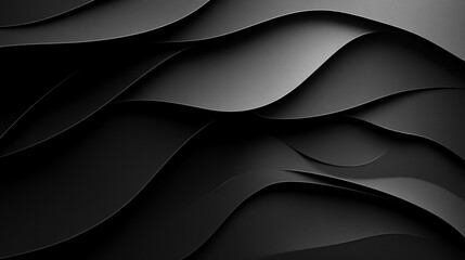 Obraz premium Dark abstract black gradient background evoking a sense of chaos simplicity and mystery symbolizing complexity order within disorder and a journey into the unknown depths of thought and emotion