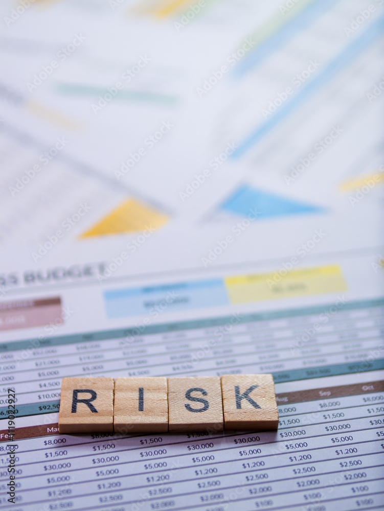 Poster Risk management strategies in business analysis financial reports professional environment overview