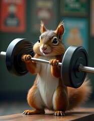 squirrel with barble