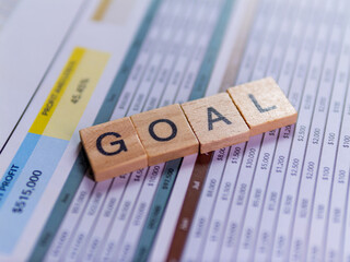 Business success through goal setting and strategic planning in professional workspaces