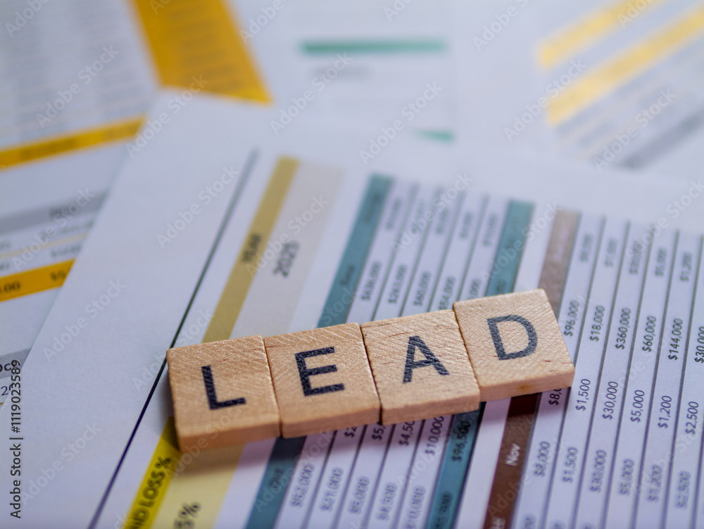 Poster insights into corporate environment document analysis and lead management strategies