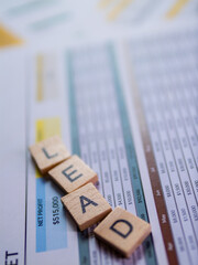 Top-down business lead analysis insights from office financial reports and strategy