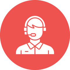 Call Center Agent Icon