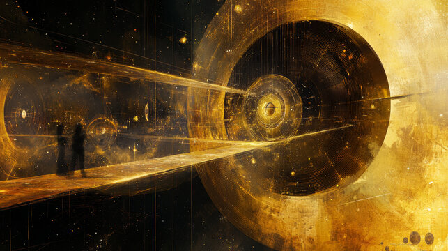 Cosmic Pathway: Planck Scale Interconnectivity Painting