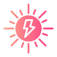 Fototapeta premium energy Gradient icon