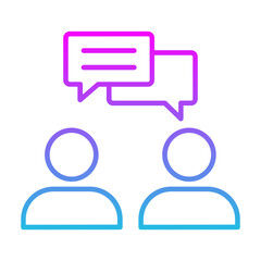 Fototapeta premium Consulting Icon