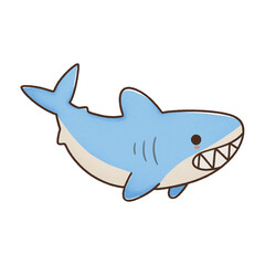 Obraz premium shark cartoon