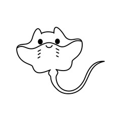 stingray outline