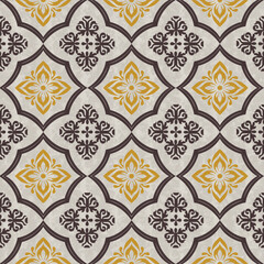 Damask refers to woven fabric with floral or geometric patterns created from a special weave that creates a distinctive pattern on the fabric. This weaving uses a technique of using multi-colored yarn