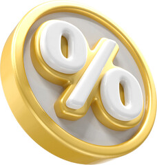 3d Percent Sign