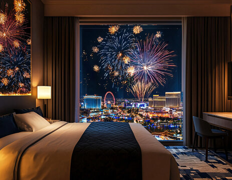 Fireworks City View Room - Powered by Adobe
