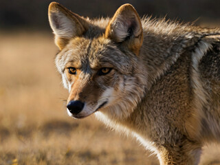 Obraz premium gray wolf portrait