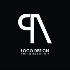 QA CA Logo Design, Creative Minimal Letter CA QA Monogram