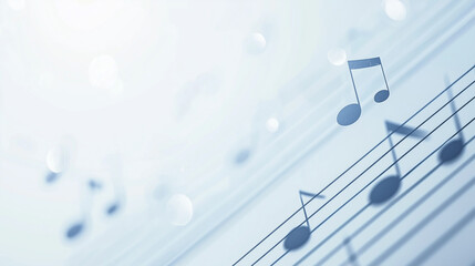 Musical Notes Abstract Background 