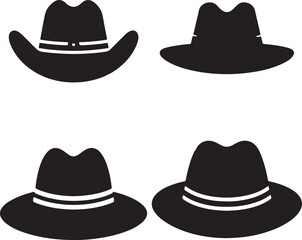 cowboy hat, cowboy hat icon, vector cowboy hat,   western hat, cowboy illustration, cowboy hat logo, hat silhouette, western style, cowboy design, cowboy hat graphic, cowboy texture, classic hat