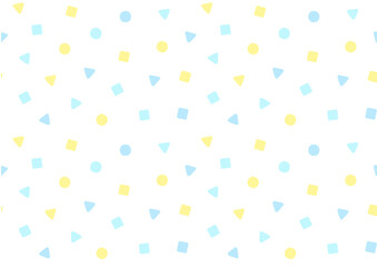 おしゃれで可愛い図形の背景パターン素材03