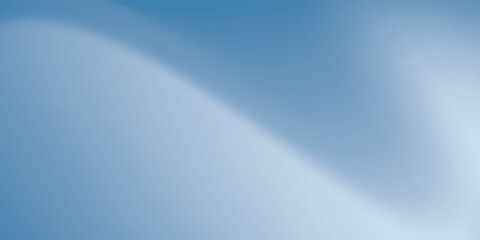 Panoramic abstract blue background for product presentation with sunlight and blurred shadows wall. vector