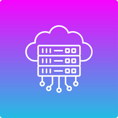 Cloud Server Icon