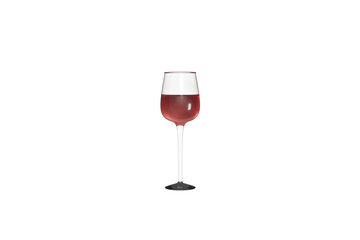 red glass, red wine in glass, PNG