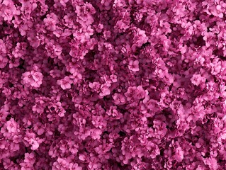 A vibrant close-up of pink flowers creating a lush, textured background.