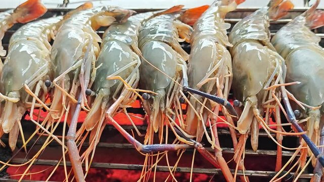 Fresh grilled shrimp