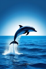 dolphin jumping out of the water