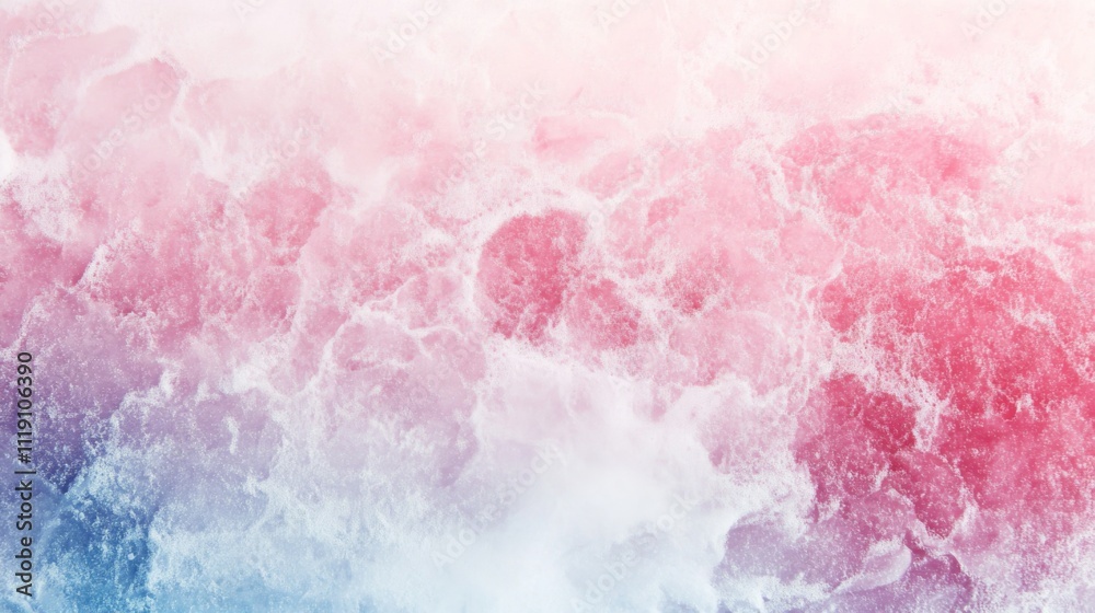 Aufkleber abstract ocean waves texture with red and blue gradient colors