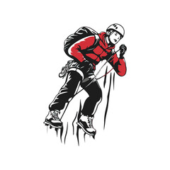 Obraz premium climbing sports in outdoor