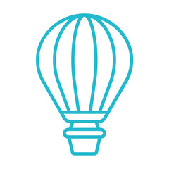 Obraz premium Hot Air Balloon Icon