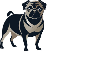 Fototapeta premium dog icon, vector dog, pet illustration, EPS 10, dog silhouette, dog logo, loyal pet, animal vector, pet symbol, dog graphic, domestic animal, dog design, dog background, canine icon, dog texture, pet 