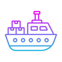 Cargo Ship Icon