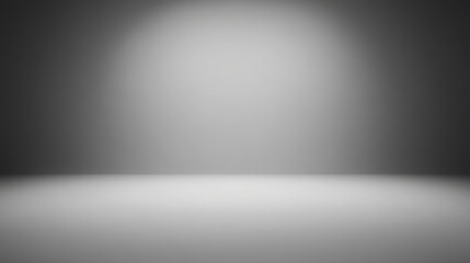 Naklejka premium Bright white to gray gradient background with sleek and smooth texture, perfect for presentations or displays