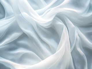 Fototapeta premium Glowing Waves of Satin Dreams