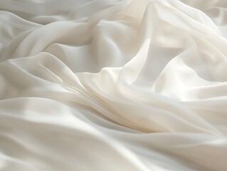 Fototapeta premium Glowing Waves of Satin Dreams