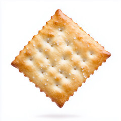 Salty Crackers isolated on white background
