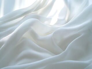 Obraz premium Glowing Waves of Satin Dreams