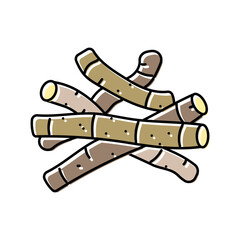 ashwagandha ayurvedic herb color icon vector. ashwagandha ayurvedic herb sign. isolated symbol illustration