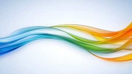 Abstract Colorful Waves  Vibrant Swirls Background Design