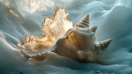 Seashell on a Bed of Foam