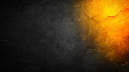 Abstract Black Gold Yellow Gradient Texture Background