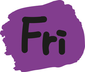 days of the week 요일 달력