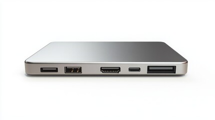 Effortless data transfer sleek portable external storage device in minimalist design