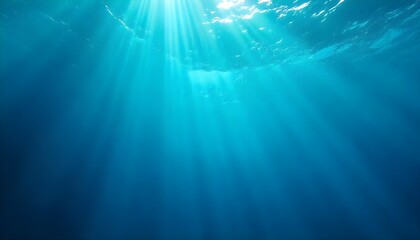 Fototapeta premium underwater scene with sun rays