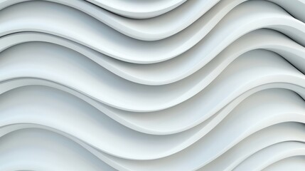 Wavy white abstract background design