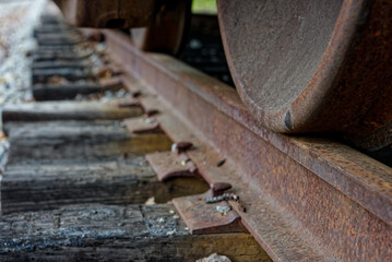 Alaska train wheels