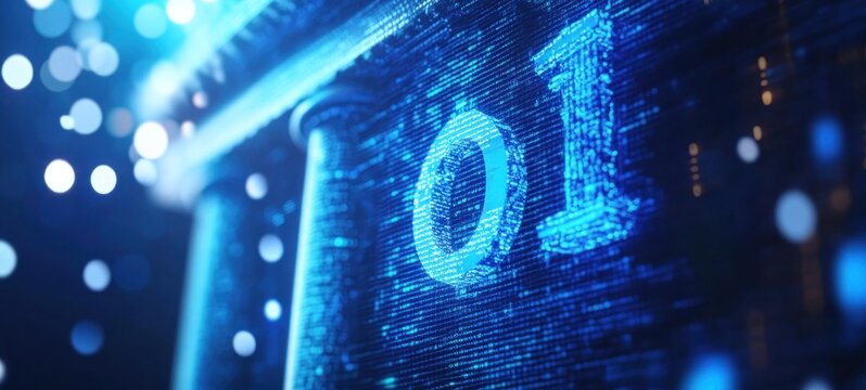 Digital Pillars of Innovation:  A Futuristic Vision of  IOI in Binary Code