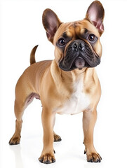 a brown French Bulldog