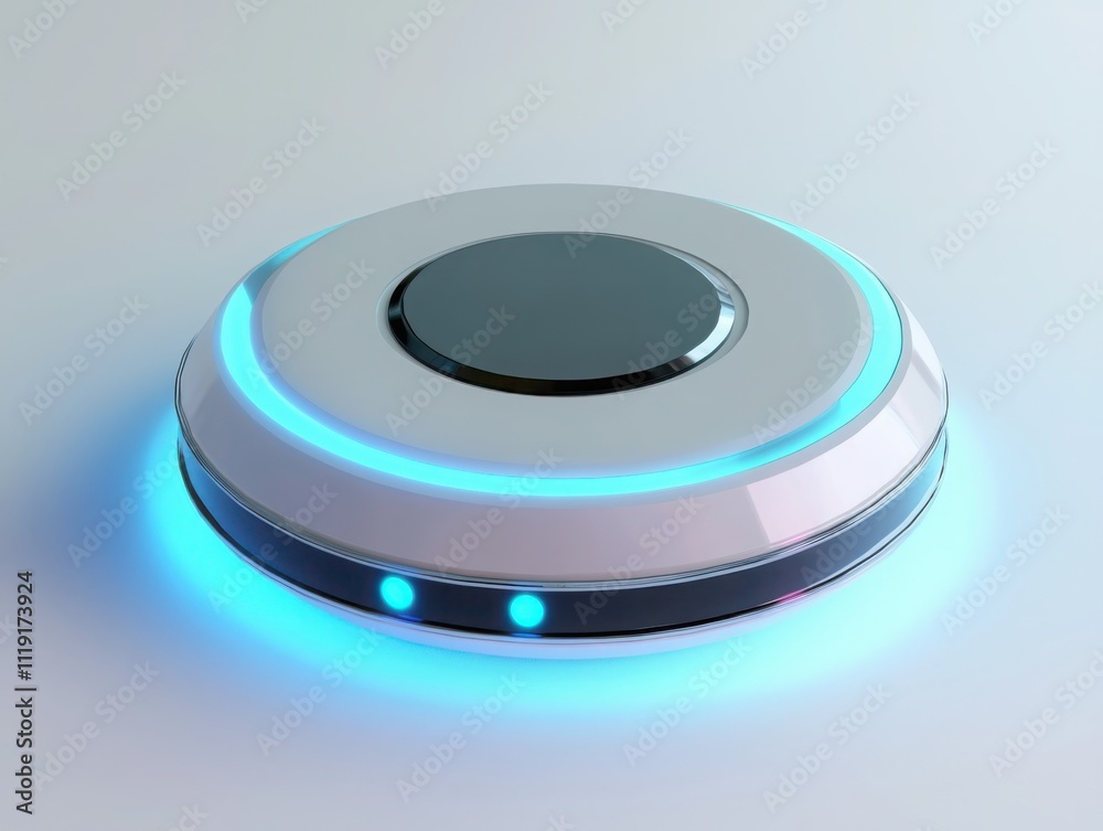 Poster advanced environmental tracking device utilizing white metallic sensors for precision monitoring in 