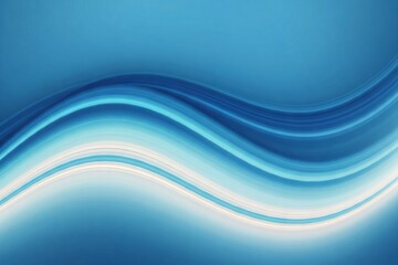 Fototapeta premium Abstract blue wave background.